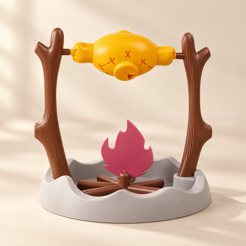 Hunt & Snack Slow Feeder cat treat toy on a cream background